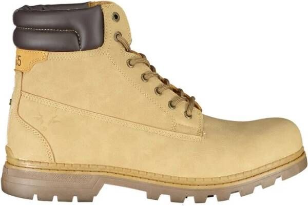 Carrera Beige Veterschoenen met Contrastdetail Beige Heren