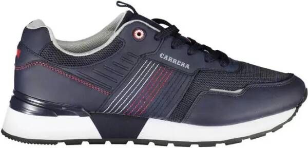 Carrera Blauwe Eco Leren Heren Sneakers Blue Heren