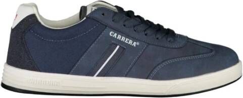 Carrera Blauwe Lace-Up Sneaker met Contrastdetails Blue Heren