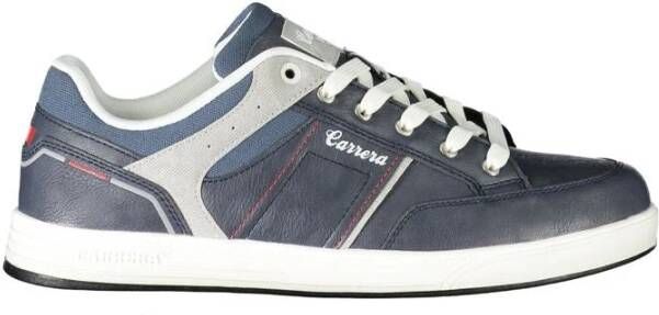 Carrera Blauwe Polyester Sneaker met Contrastdetails Blue Heren