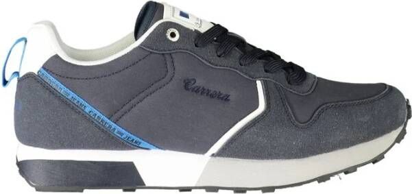 Carrera Blauwe Polyester Sneaker met Contrastdetails Blue Heren