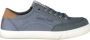 Carrera Blauwe Sportieve Vetersneakers met Contrastdetails Blue Heren - Thumbnail 1