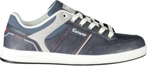 Carrera Blauwe Polyester Sneaker met Veters Blue Heren