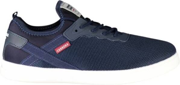 Carrera Blauwe Polyester Sneaker met Veters Blue Heren