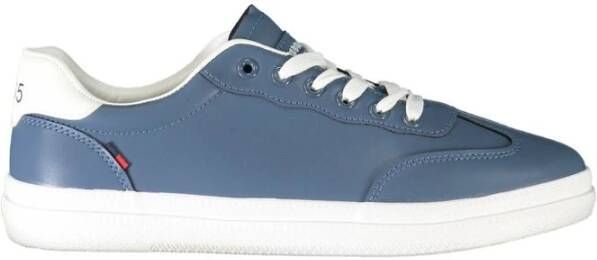 Carrera Blauwe Polyester Sneaker met Contrastdetails Blue Heren