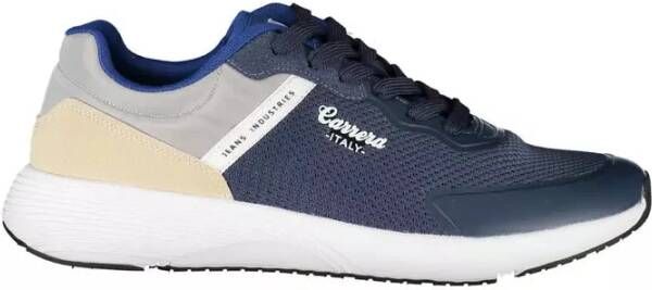 Carrera Blauwe Polyester Sneaker met Veters en Logo Multicolor Heren