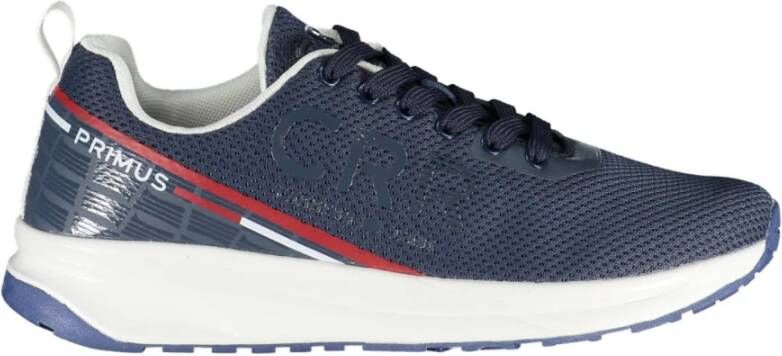 Carrera Blauwe Sportieve Veterschoenen met Contrastdetails Blue Heren