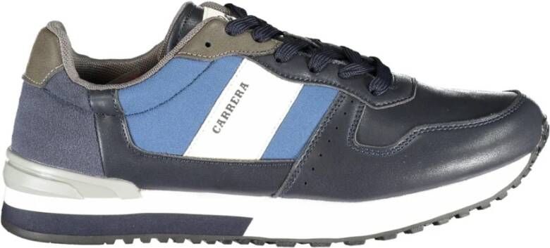 Carrera Blauwe Sportieve Veterschoenen met Contrastdetails Blue Heren