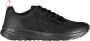 Carrera Dynamische zwarte sneakers met eco-leren details Black Heren - Thumbnail 8