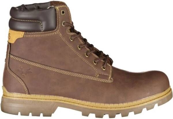 Carrera Elegante bruine veterschoenen met contrastdetail Brown Heren