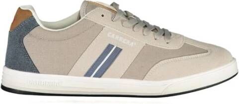 Carrera Grijze Polyester Sneaker met Contrastdetails Brown Heren