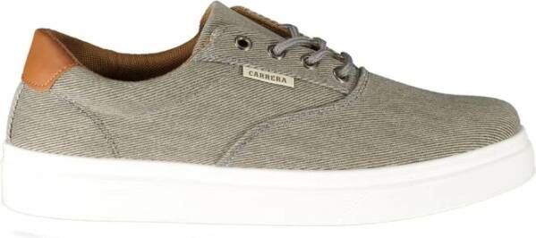 Carrera Grijze Polyester Sneaker met Contrastdetails Gray Heren