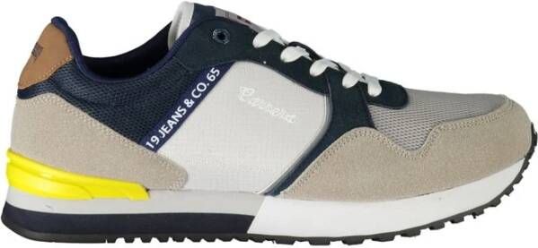 Carrera Grijze Polyester Sneaker met Veters Multicolor Heren