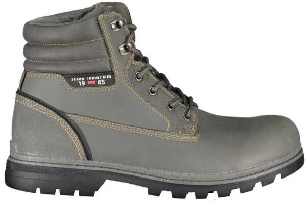 Carrera Grijze Veterschoenen met Contrastdetails Gray Heren