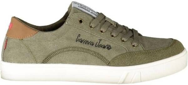 Carrera Groene Polyester Sneaker met Veters Green Heren