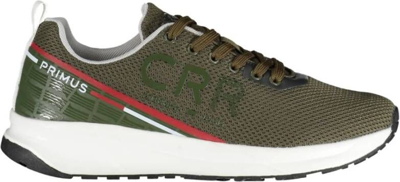 Carrera Groene sportschoenen met contrastdetails Green Heren