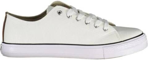 Carrera Witte Polyester Sneaker met Contrastdetails White Heren