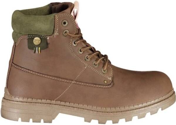 Carrera Nevada Mix Veterschoenen met Contrasterende Details Brown Dames