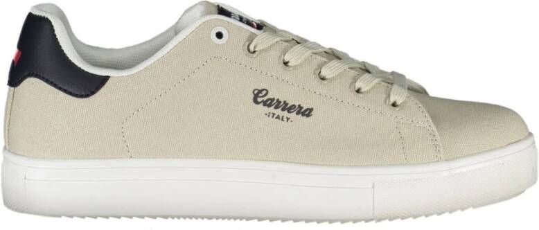 Carrera Sportieve Beige Sneakers met Contrastdetails Beige Heren