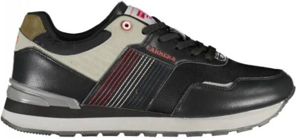 Carrera Sportieve Sneakers in Zwart Polyestermix Black Heren