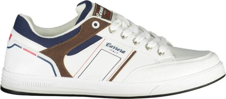 Carrera Sportieve Veterschoenen Wit Contrast Print White Heren