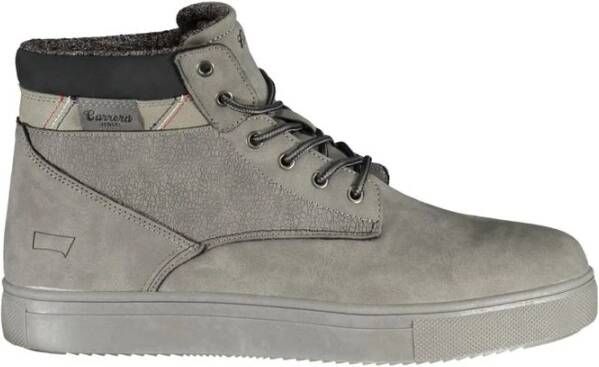 Carrera Stijlvolle Urbane Veterschoenen met Contrastdetails Gray Heren