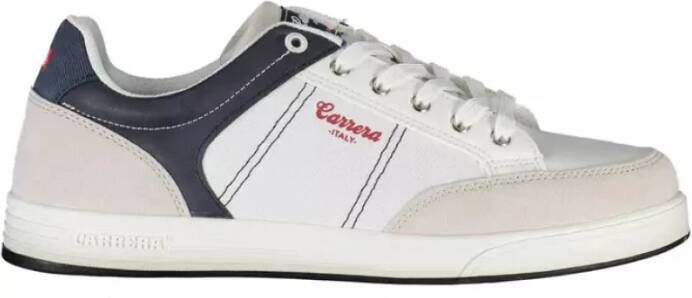 Carrera Witte Heren Sneaker met Sportieve Flair White Heren