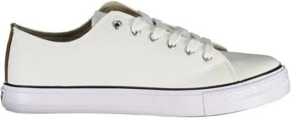 Carrera Witte Polyester Sneaker met Contrastdetails White Heren