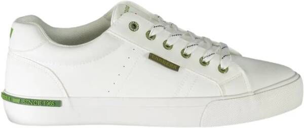 Carrera Witte polyester sneakers met veters contrastdetails logo White Heren