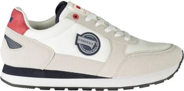 Carrera Witte Polyester Sneakers met Veters Multicolor Heren