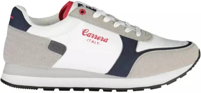 Carrera Stijlvolle Witte Polyester Sneaker voor Heren Grijs Heren