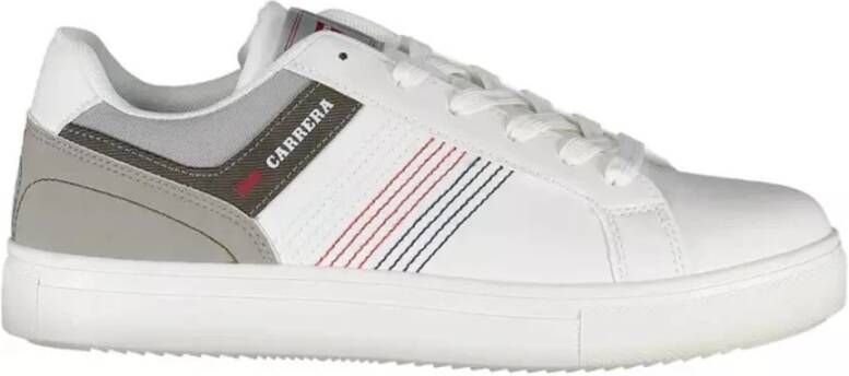 Carrera Witte Sneaker met Contrasterende Details White Heren