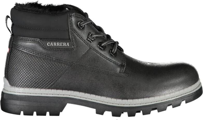 Carrera Zwarte Dames Veterlaars met Contrastdetails Black Dames