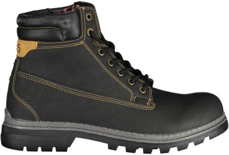 Carrera Zwarte Lace-Up Sneaker met Logo Details Black Dames