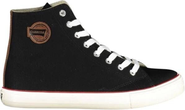 Carrera Zwarte Polyester Sneaker met Veters Black Heren