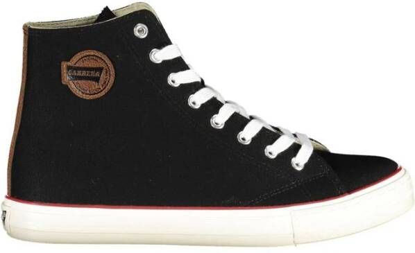 Carrera Zwarte Polyester Sneaker met Veters Black Heren