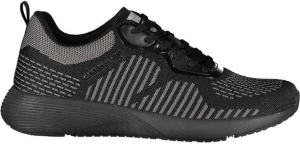 Carrera Zwarte Polyester Sneaker met Veters Black Heren