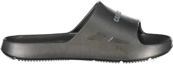 Carrera Zwarte Polyethyleen Slippers Print Logo Black Heren