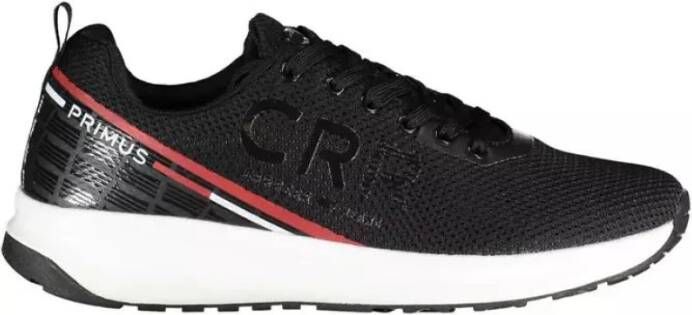 Carrera Zwarte sportsneakers met opvallende contrasten Black Heren