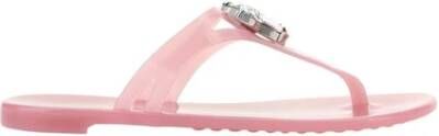 Casadei Bee Jewel Beach Sandals Pink Dames