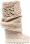 Casadei Beige Laarzen met Plateauhak Beige Dames - Thumbnail 1