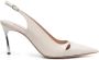 Casadei Beige Slingback Gebeeldhouwde Hak Schoenen Beige Dames - Thumbnail 1