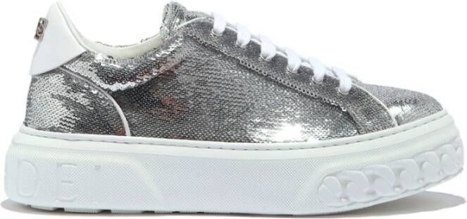 Casadei Berg Zeemeermin Sneakers Gray Dames