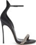 Casadei Blade Stratosphere Satin Sandaal Black Dames - Thumbnail 1