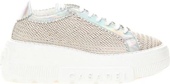 Casadei Eco Beige Sneakers Stijl Beige Dames