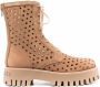 Casadei Elegant Beige Enkellaarzen Beige Dames - Thumbnail 1