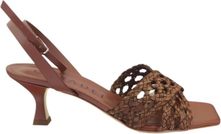 Casadei Elegante Hakken voor Vrouwen Brown Dames