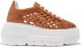 Casadei Etruria-Gekleurde Versilia Nexus Sneakers Brown Dames - Thumbnail 1