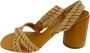 Casadei Flat Sandals Brown Dames - Thumbnail 1