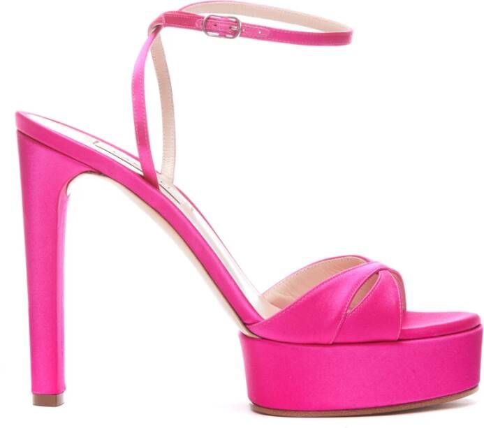 Casadei Sandalen met hoge hakken Roze Dames